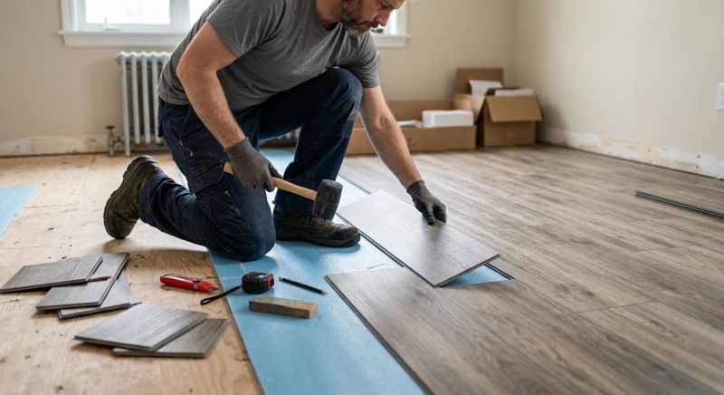 Linoleum Floor Installation in West Linn, OR