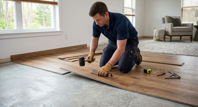 Luxury Vinyl Tile Installation in Beaverton, OR