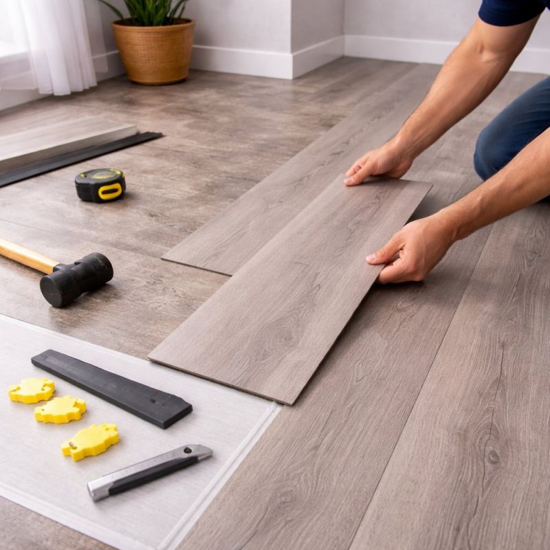 Luxury Vinyl Tile Installation in Canby, OR