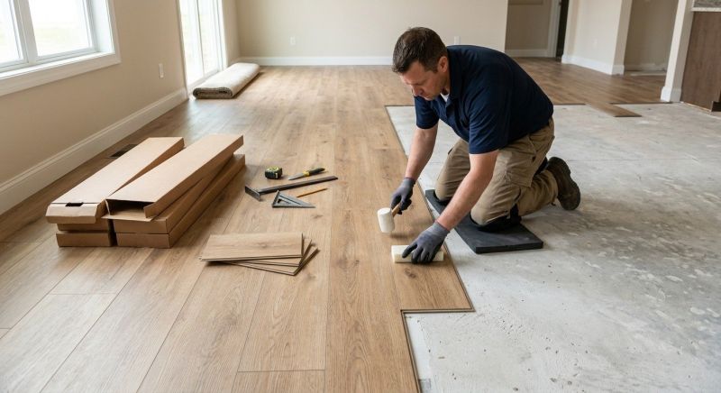 Luxury Vinyl Tile Installation in Clackamas, OR