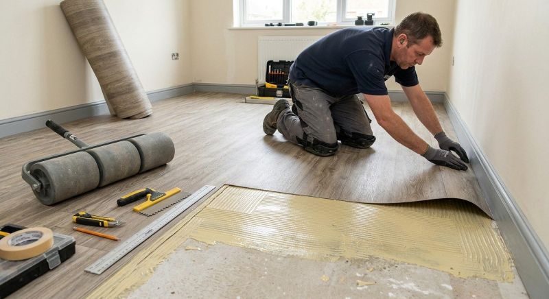 Sheet Flooring Installation in Newberg, OR