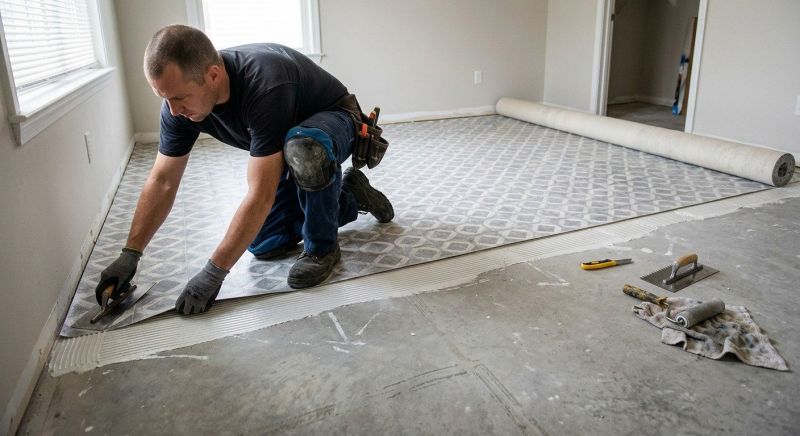 Sheet Linoleum Installation in Clark County, WA