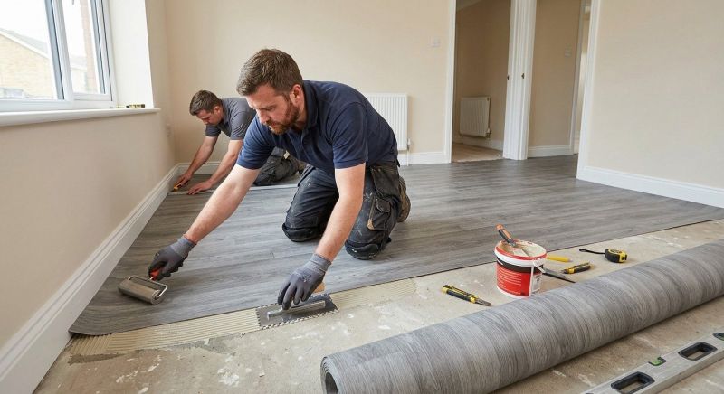 Sheet Linoleum Installation in Hillsboro, OR