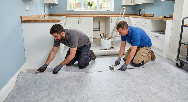 Sheet Linoleum Installation in Portland, OR