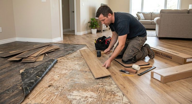 Vinyl Flooring Installation in Clackamas County, OR
